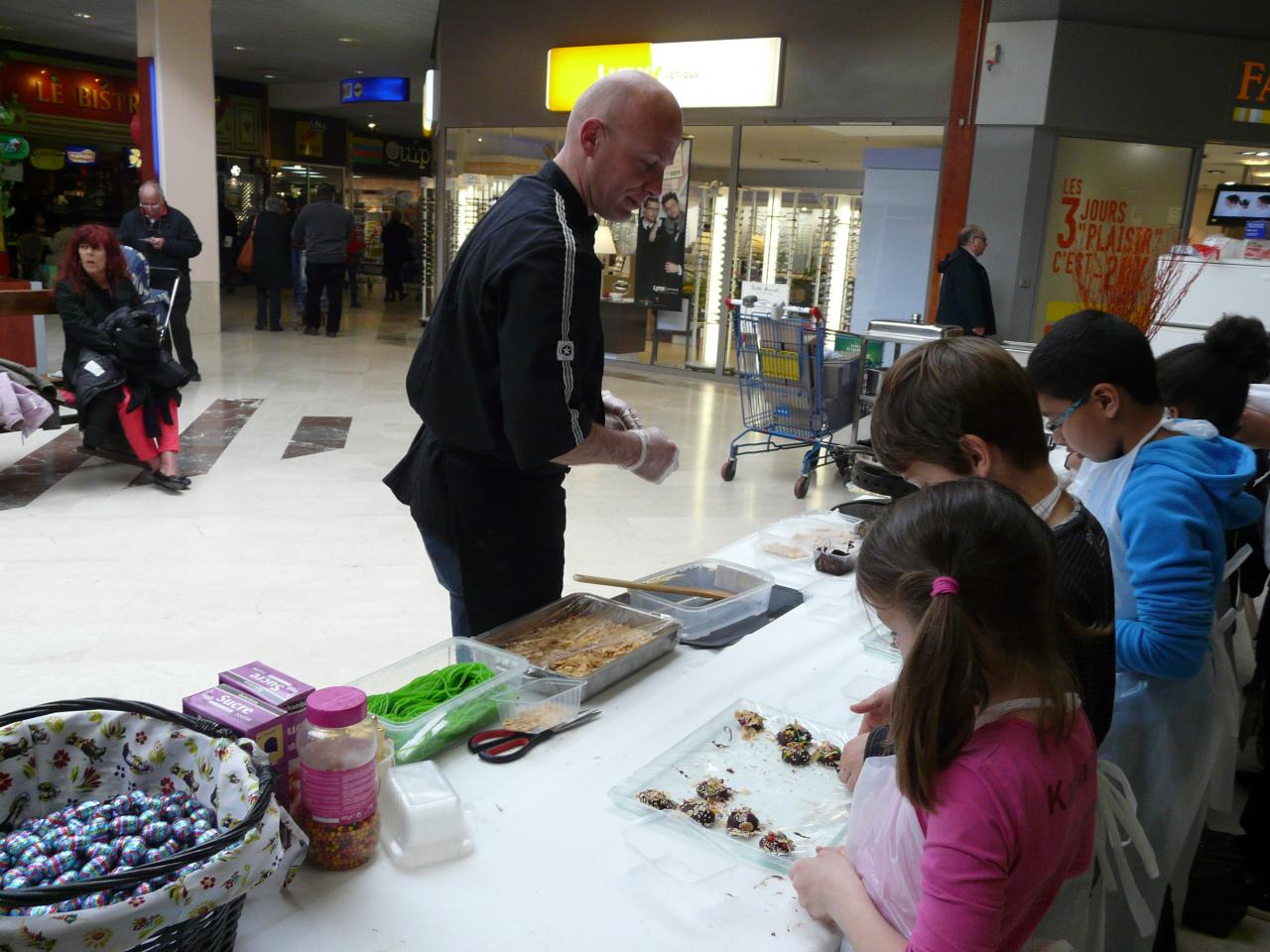 atelier chocolat de pâques enfants